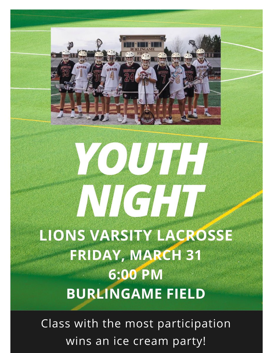 HCA Athletics (@hcaathletic) on Twitter photo Come out and support your Lacrosse team this Friday as they take on Archer. <a href="/HebronLionsLAX/">Hebron Lions Lacrosse</a> <a href="/HebronLions/">Hebron Christian Academy</a> Come out and support your Lacrosse team this Friday as they take on Archer. <a href="/HebronLionsLAX/">Hebron Lions Lacrosse</a> <a href="/HebronLions/">Hebron Christian Academy</a>