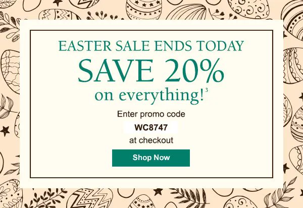 WiscCheeseman's tweet image. It&apos;s the last day for Standard Easter Shipping and our Easter Sale! Order today to save 20% sitewide and avoid rush shipping charges! Shop our site here: buff.ly/3FNVzTI
