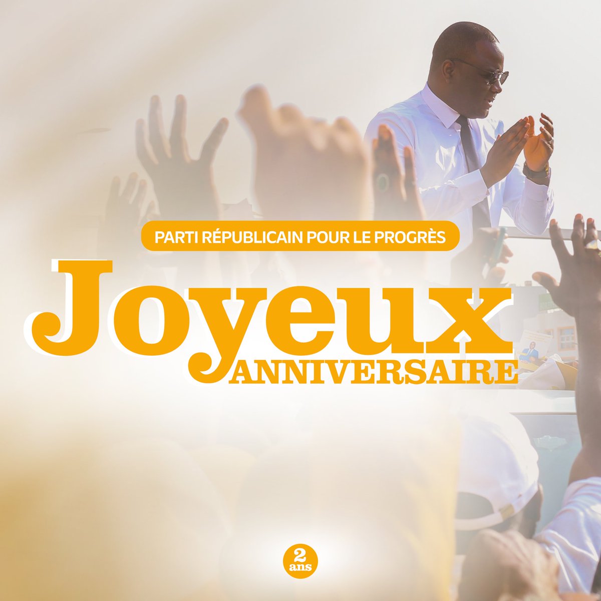 Dethiefallsn's tweet image. Chers compatriotes, militants, sympathisants, 

Ce 28 mars 2023 marque la deuxième année d&apos;existence de notre parti le PRP, Parti Républicain pour le Progrès/Diisóo ak Askan Wi.

#dethie2024 #dethiefall