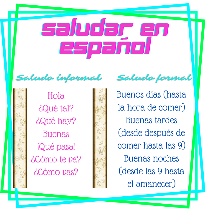 ClassySpanish's tweet image. Different ways to say hello in #Spanish. Formal and informal.