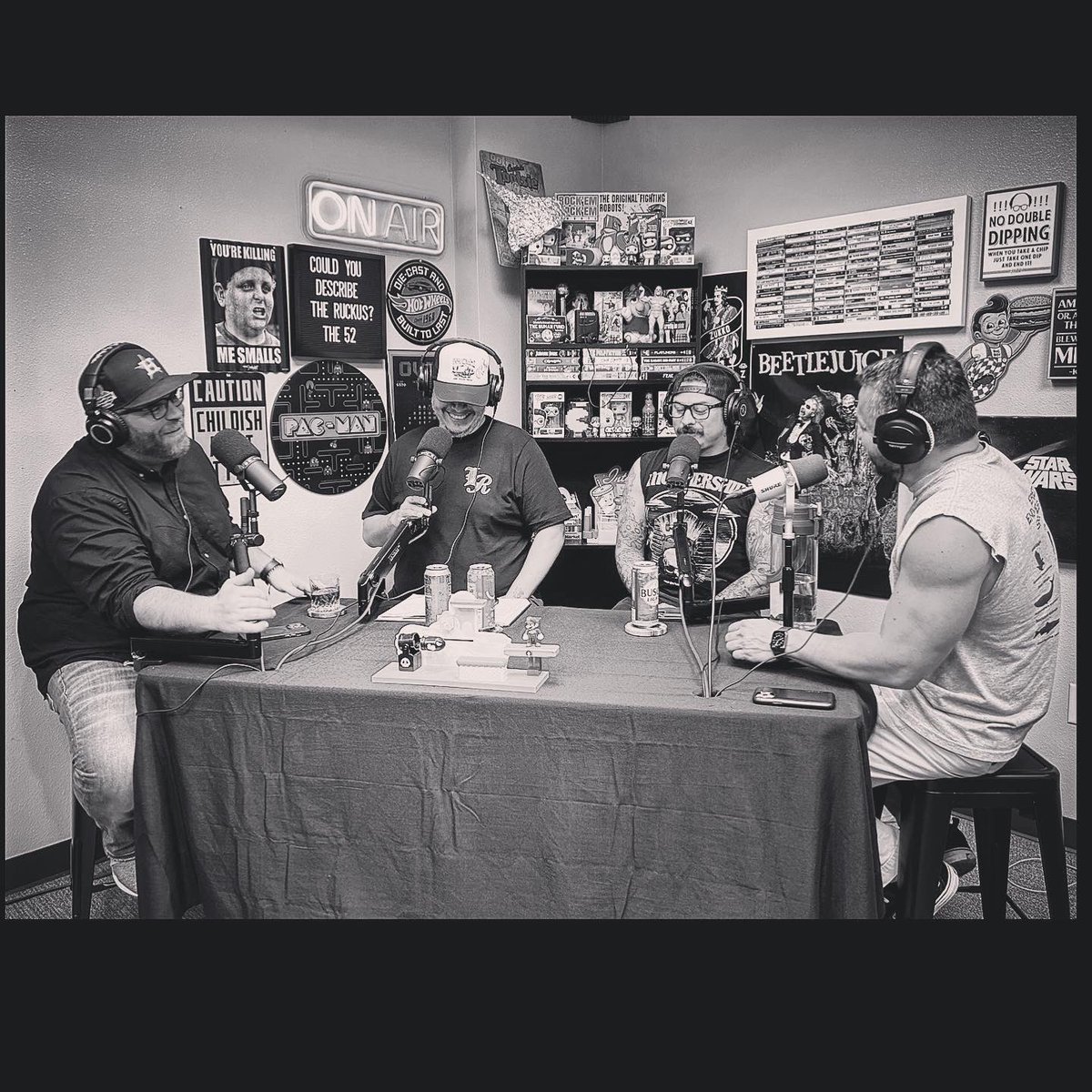 The52Podcast2's tweet photo. Episode 53 that’s a wrap, cut! Check the gate!
Last night we talked Steven Seagal
the new @netflix Waco American Apocalypse series and Tom Hanks!
#the52 #couldyoudescribetheruckus #illcheckitout #wedoinit #recordedinfrontofalivestudioaudience https://t.co/bZHeGGrObc