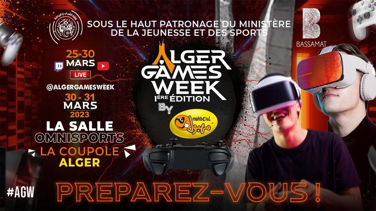 Rhaykoza's tweet photo. 🚨IMPORTANT🚨
For the first time EVER, #AlgerGamesWeek ouvre ses portes à tous les passionnés de jeux vidéos et cet event aura lieu le 30/31 mars à la salle OMNISPORTS - La Coupole - Alger🤍🇩🇿 pour plus d'infos go follow Alger Games Week on insta and Facebook ! Let's gooo 🚨🇩🇿🚨 https://t.co/4szfMzYFb0