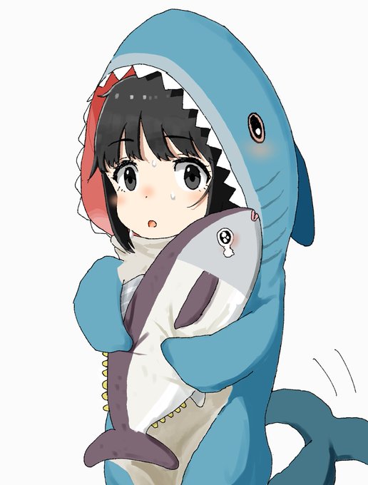 「shark costume」 illustration images(Latest｜RT&Fav:50)｜2pages