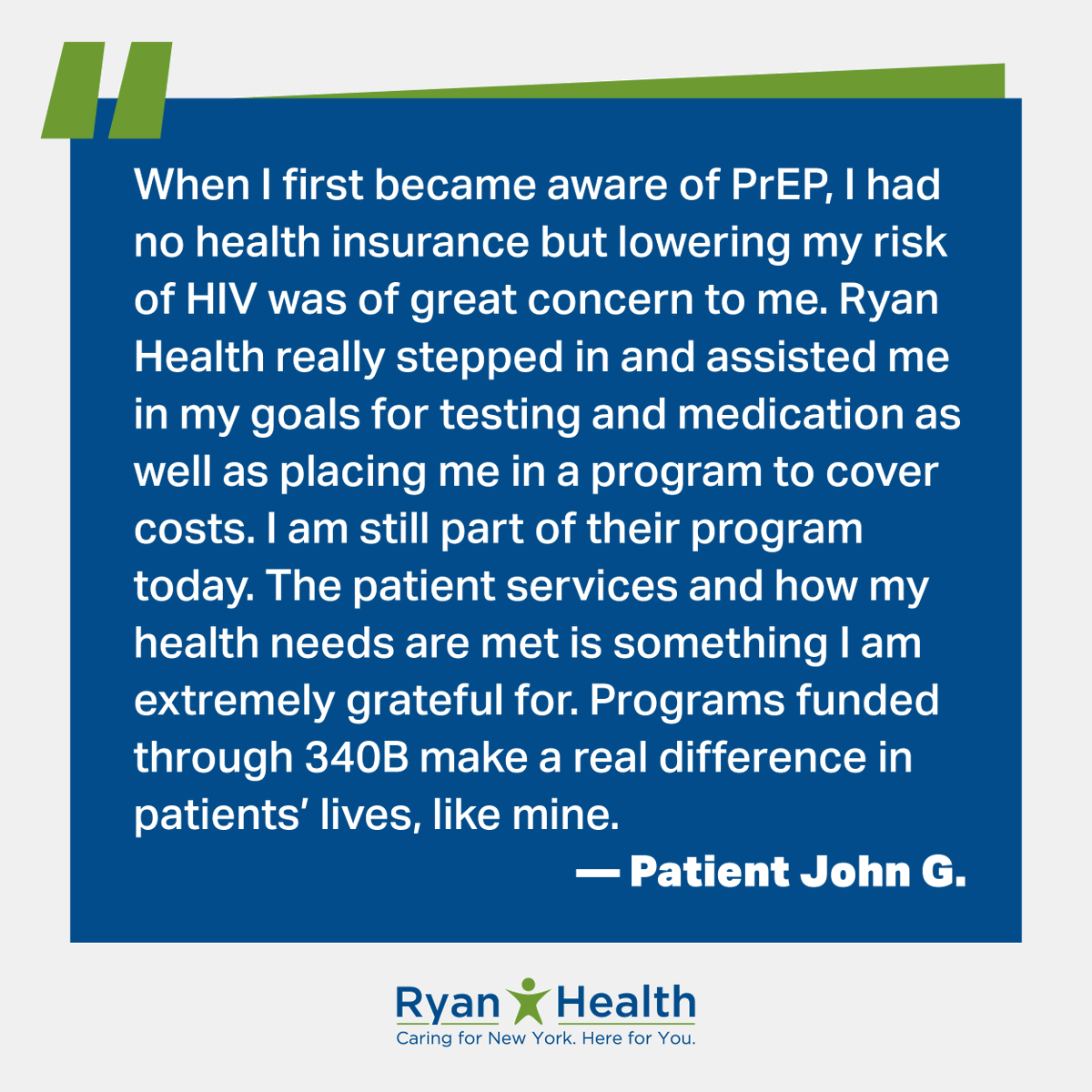 RyanHealthNYC's tweet photo. The Medicaid pharmacy benefit carve-out will decimate care for New Yorkers like John. That's why we are calling on @GovKathyHochul to #CancelTheCarveout and compromise on the budget. #SaveTheSafetyNet https://t.co/YKQGRV8VVj