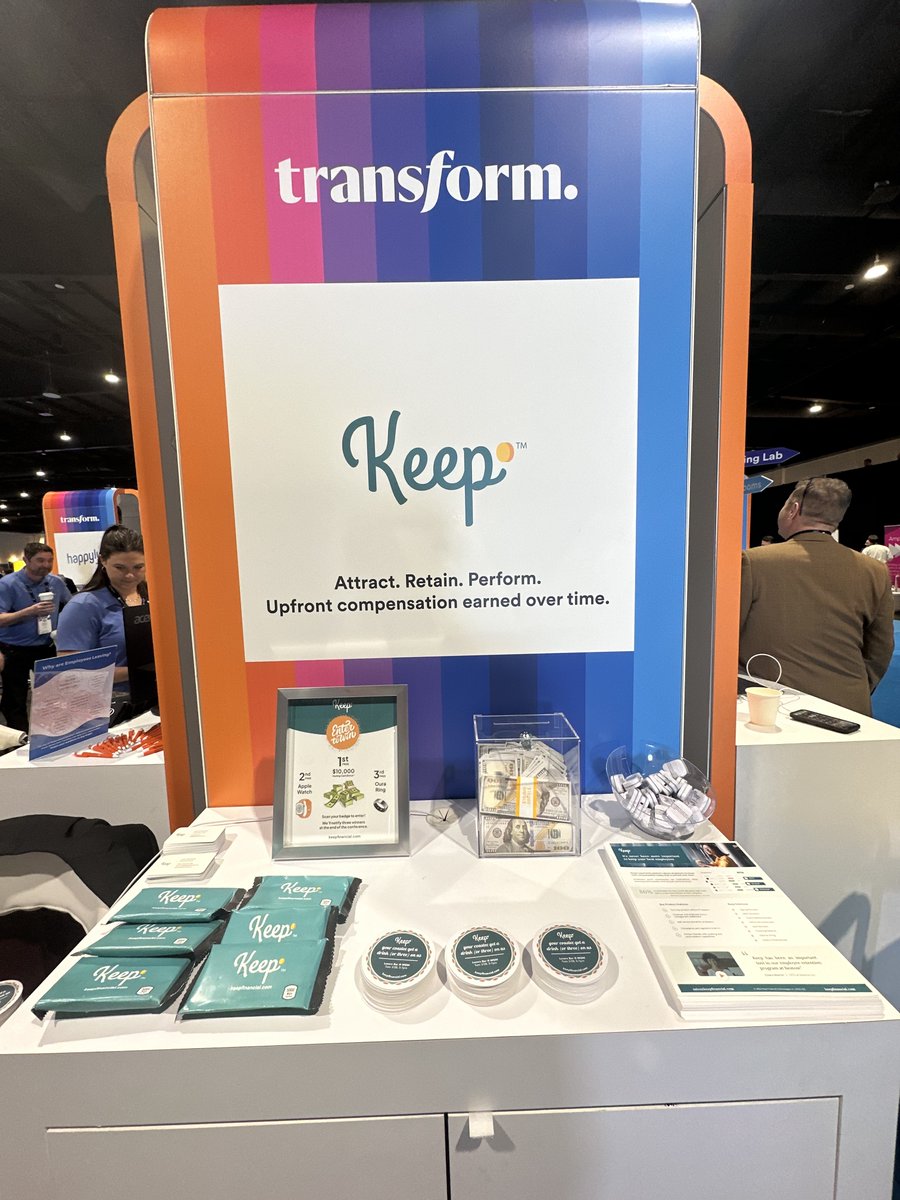 Calling all #Transform2023 guests! Join the Keep team at kiosk K23 to learn how we're helping customers attract, retain, and incent their talent - and ENTER TO WIN one of our 3 prizes! 

#HRTransform #HR #Conference #Talent #Retention #KeepYourBest