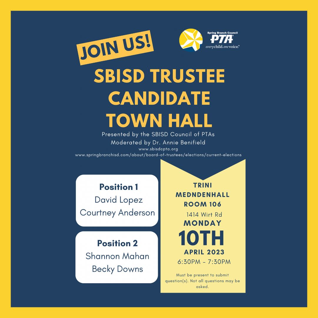 SBISD Council of PTAs tweet media