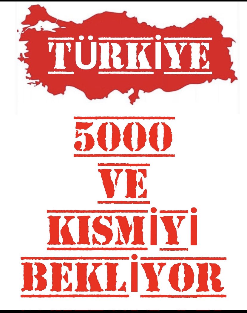 ⭐️🇹🇷Sadece Adalet istiyoruz🇹🇷⭐️

🇹🇷TÜRKİYE CUMHURİYETİNDE 🇹🇷

<a href="/RTErdogan/">Recep Tayyip Erdoğan</a> 
<a href="/kilicdarogluk/">Kemal Kılıçdaroğlu</a> 
<a href="/vekilince/">Muharrem İNCE</a> 
<a href="/DrSinanOgan/">Dr. Sinan Oğan</a> 

#5BinVeKısmiHaktır 
#5BinVeKismiyiYokSayma 
#TamdaŞimdi5000veKismi