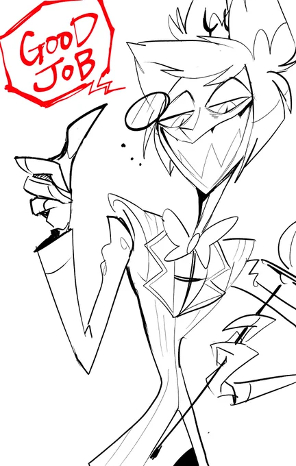 GooD JoB‼️
 #HazbinHotel
 #HazbinHotelFanart 