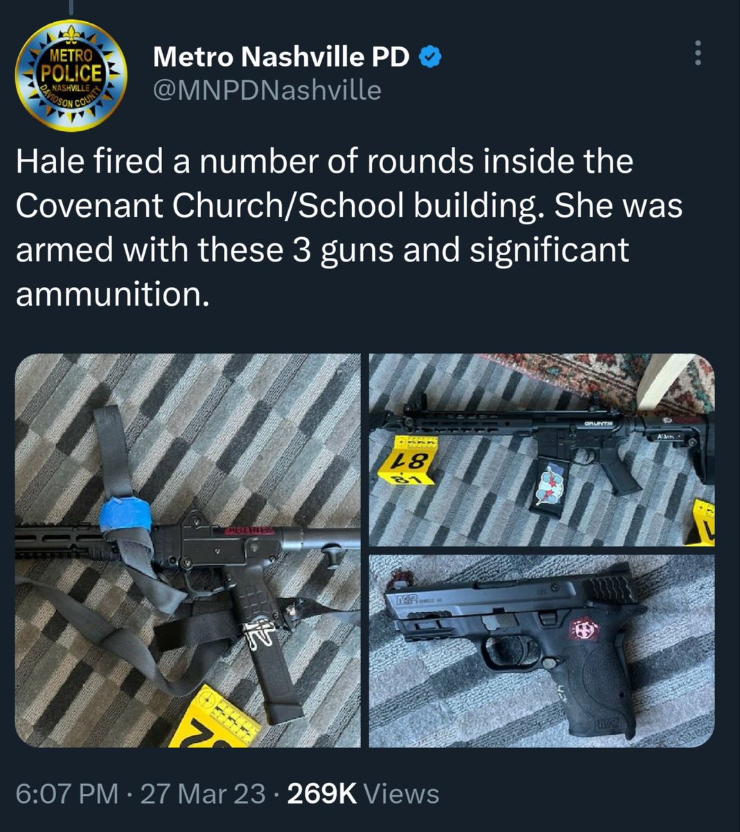 No matter how hard you LARP as a man, your choice in sidearm doesn't lie.