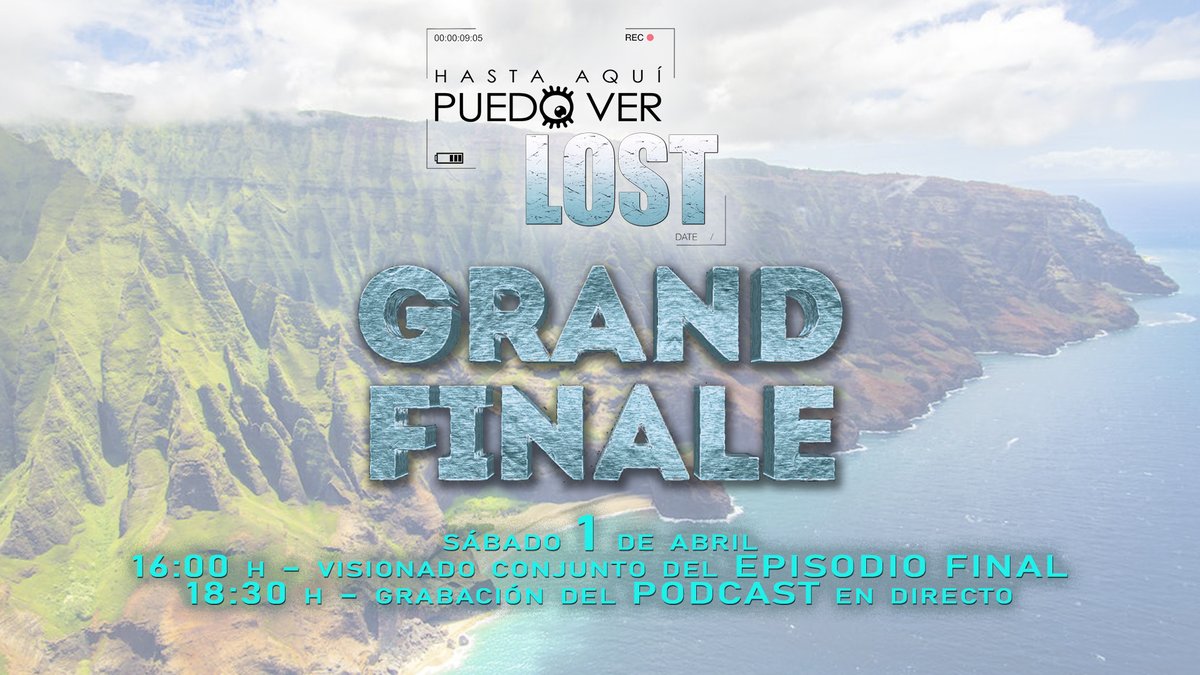 HastaAquiPod's tweet photo. Queridos y queridas lobsters 🦞 

📍Este próximo sábado, 1️⃣ de abril TENEMOS UNA CITA 

🏝 Vive con nosotros/as el gran final de #LOST 😱

➡️ Iremos dando los detalles estos días previos en Telegram: https://t.co/MxjAI9Ilnp https://t.co/yzdJqwCS5m