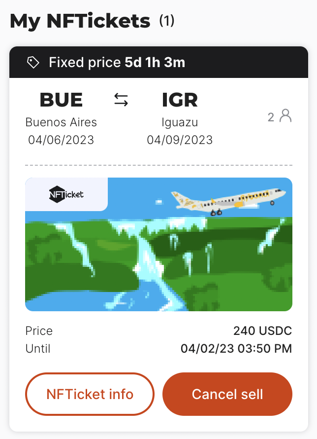 50% off a Iguazu en Semana santa
Se venderá? @travelxyz_esp
