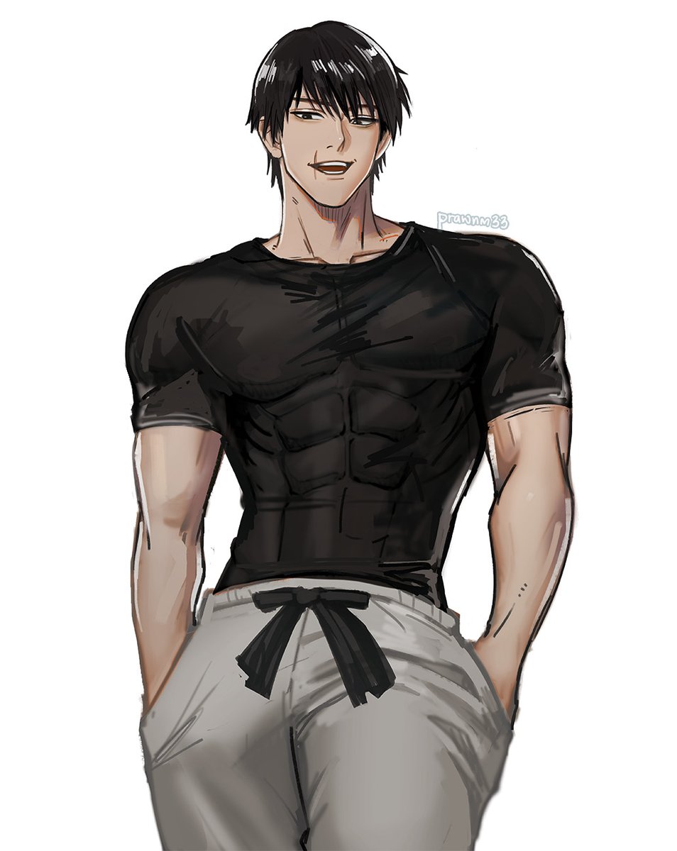Toji & his vacuum sealed shirt #JujutsuKaisen
