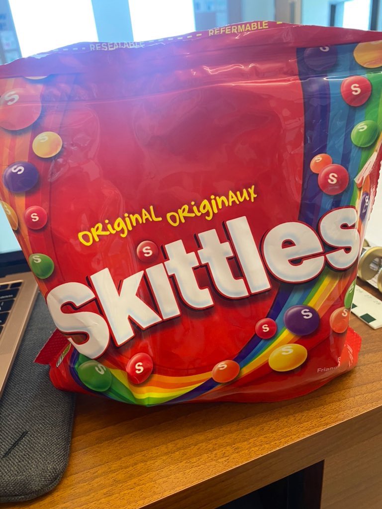 Miss_FergusonH's tweet photo. Calculating the mean, median, mode and range of a data set in an engaging way, using Skittles! Each group counted how many they had of each colour to determine their data set. Then, they had a little too much fun eating their data afterwards.. 😛 @StGregoryHCDSB https://t.co/k4FahI9xMc