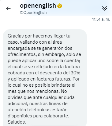 dmunozcastro's tweet photo. @MinTIC_responde @OpenEnglish Es posible que aun con la evidencia de los correo @OpenEnglish su respuesta sea la que envió en la imagen, la falta de seriedad y el desorden es evidente: https://t.co/NT8OYbykpD
