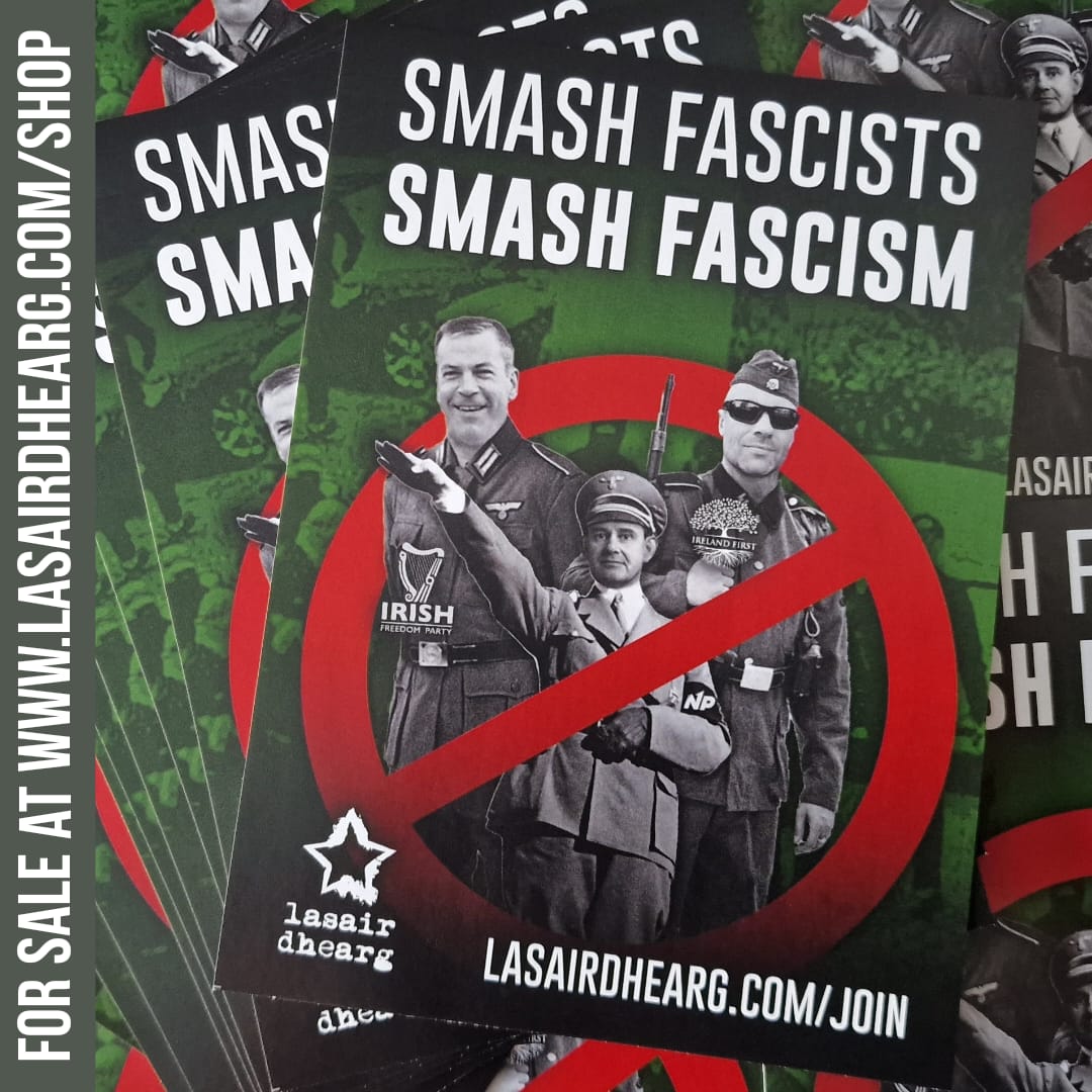 Now on our website 👉 lasairdhearg.com/asp-products/s…

#smashfascists #smashfascism #antifascist #antifascism #antifascismo #ireland #antifascistaction #Antifa