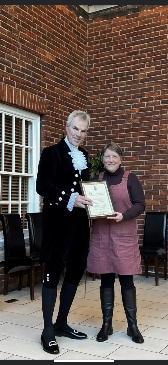 Congratulations to the wonderful Rachel Hampton, who was the fully deserved recipient of a Lincolnshire High Sheriff's award for her marvellous work in Gainsborough <a href="/P3Charity/">P3</a> 🏅 🏆 we think your fab !! #Lincolnshire #highsheriff #winner #charity