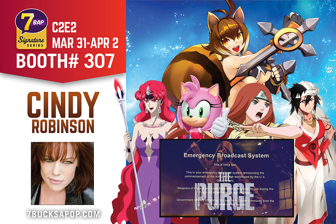 7 Bucks A Pop (@7bucksapop) on Twitter photo Our last C2E2 autograph announcement! Join us at #C2E2 in Chicago 3/31-4/2 for some good old fashioned fun and excitement!
Next up, the terrific Cindy Robinson! <a href="/RedHeadSaidProd/">Cindy Robinson</a> is an American voice actress who voices in animations and video games. Some 7bucksapop.com/pages/c2e22023… Our last C2E2 autograph announcement! Join us at #C2E2 in Chicago 3/31-4/2 for some good old fashioned fun and excitement!
Next up, the terrific Cindy Robinson! <a href="/RedHeadSaidProd/">Cindy Robinson</a> is an American voice actress who voices in animations and video games. Some 7bucksapop.com/pages/c2e22023…