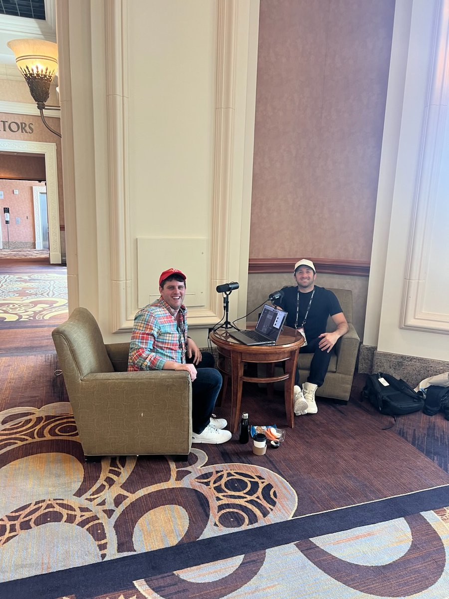 Mike Gelb (@mikegelb) on Twitter photo So great recording an episode with David Greenfeld from <a href="/itsdreampops/">Dream Pops</a> live from Shoptalk
When you don't have room to record an episode, just use the hallway So great recording an episode with David Greenfeld from <a href="/itsdreampops/">Dream Pops</a> live from Shoptalk
When you don't have room to record an episode, just use the hallway