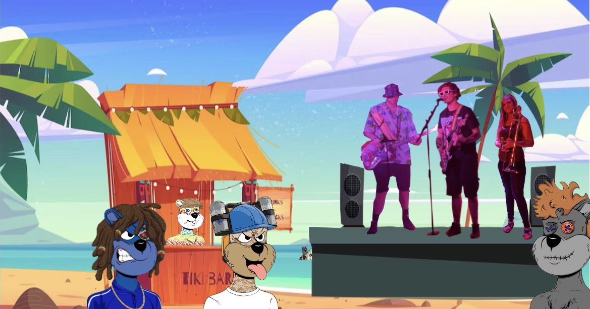 tworl_eth's tweet photo. Punky reggae party 🏝️                                       @dvassallo8 thank you for the art! 🔥 https://t.co/5o90xSKRPI