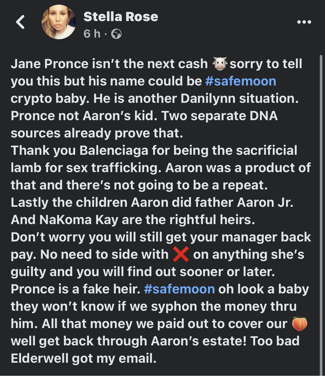 CultOfTiff666's tweet photo. #stellaroseallday #dionnelang is a #wackadoodledoo! #seriousquestion #wtf is #wrong with her?! A blind person can see Prince is #AaronCarters #son! This is getting to be #sadly #obsurd & shes #scary #OBSESSED! Miss #Liar, I mean, #stellarose, just #stop & #gethelp! You are #notok https://t.co/disTaiP2v1