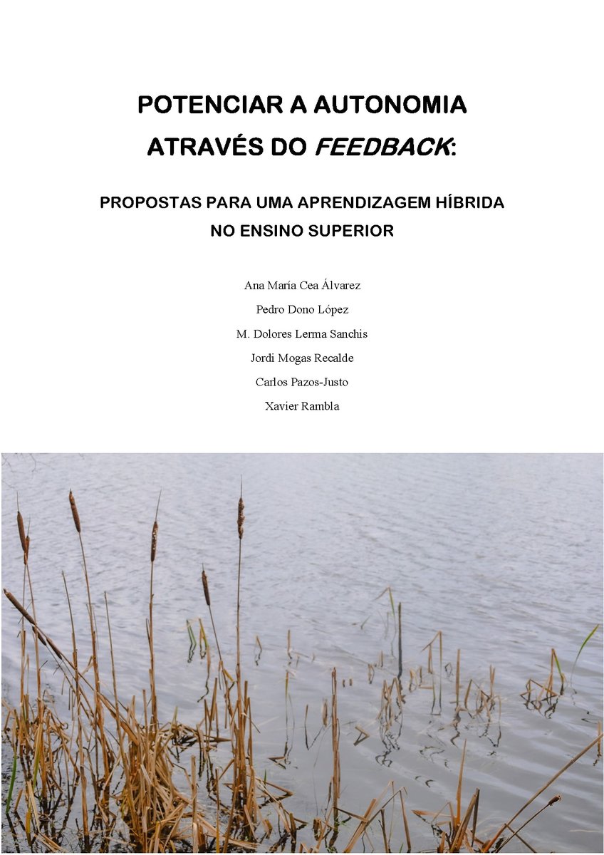 Já disponível o manual para docentes do ensino superior em português:

✍️ "Potenciar a autonomia através do feedback: propostas para uma aprendizagem híbrida no ensino superior"

📖 blearn-autonomy.eu/2023/03/28/por…
