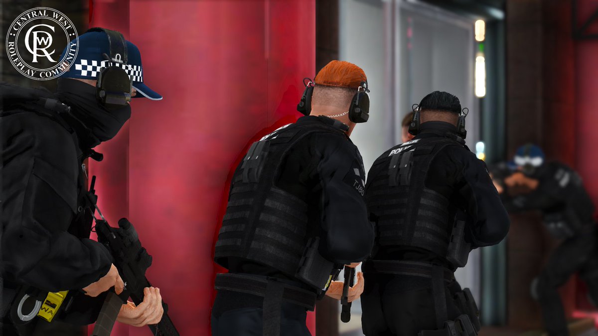 CWRPC_Phillips's tweet photo. Tonight inside CWRPC the firearms team engaged in a live training exercise with the use of flash bangs here is a photo from prior to entry #fictional https://t.co/4TooN9RXcJ