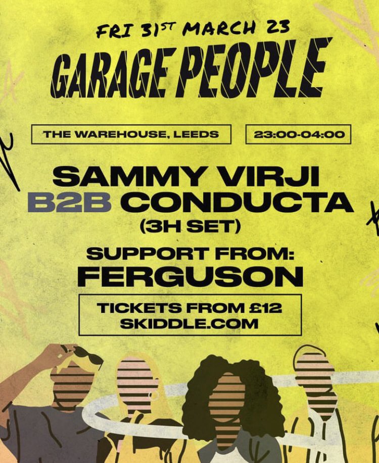 _jwaterfield's tweet photo. Selling 1x Sammy Virji ticket 31st March, The Warehouse, Leeds. Msg me if interested https://t.co/o8ZQxUBfZ7