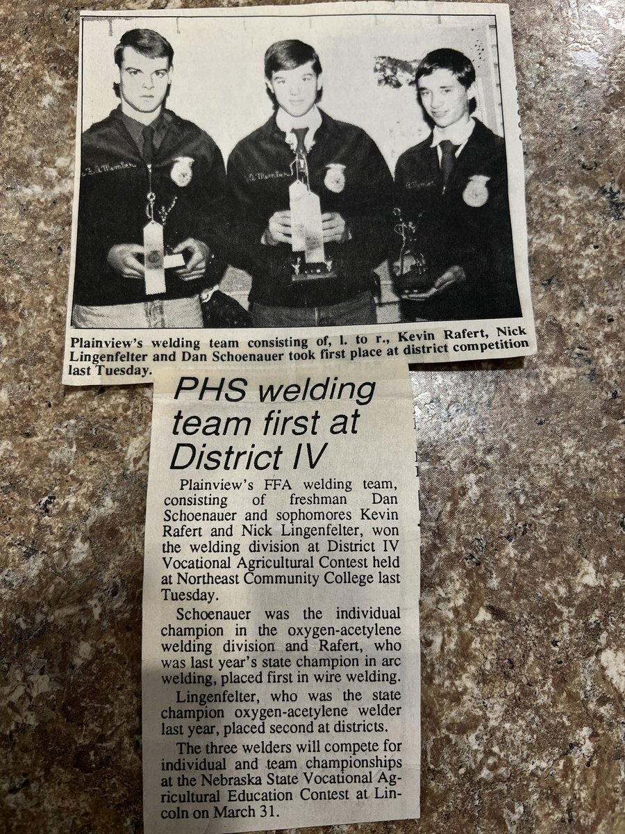 AngieRafert's tweet photo. @PHSPiratePride Here’s a little throwback! FFA welding guys! Watch out Hall of Fame!🏴‍☠️ https://t.co/IxvIJwLSbe