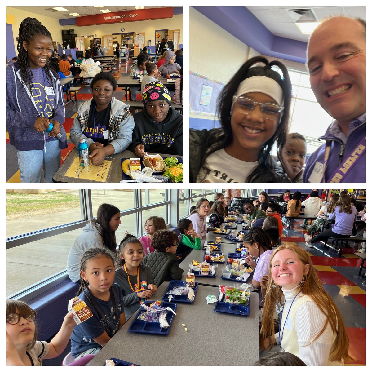 Great Day at the Boys and Girls Club with the Ambassadors. The teams worked hard to clean and prepare activities for Boys and Girls Club members. (We had a little break, so the Ambassadors went to Parker Bennett Curry and talked with students during lunch!) @