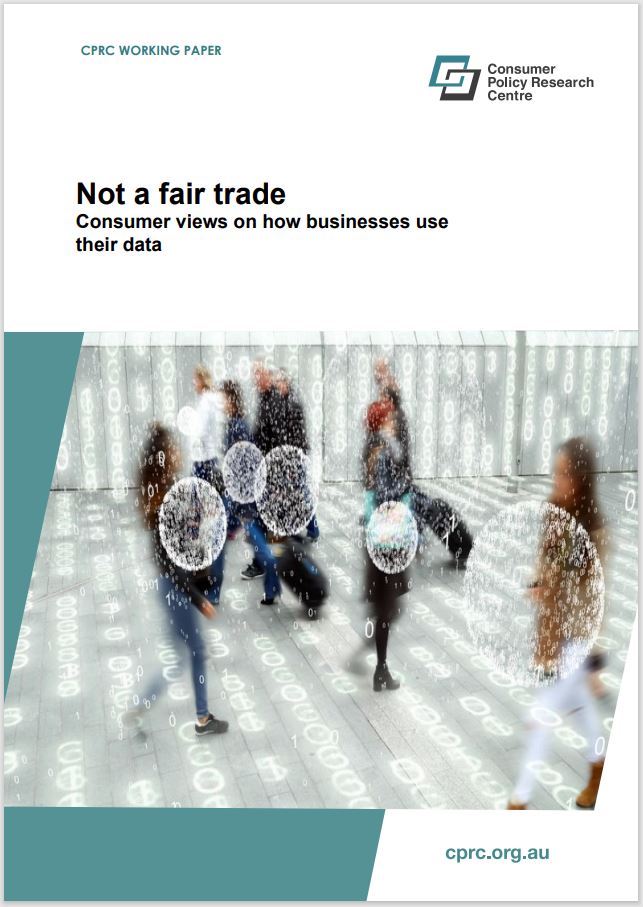 Chandni Gupta (@__chandnigupta) on Twitter photo It's out! Our latest <a href="/CPRC_research/">Consumer Policy Research Centre</a> looks at Australian views on data practices & privacy.
⚠️Only 7% feel companies give them real choices to protect their privacy online
⚠️Only 15% feel businesses are doing enough to protect their privacy 🧵
More 👉cprc.org.au/not-a-fair-tra… It's out! Our latest <a href="/CPRC_research/">Consumer Policy Research Centre</a> looks at Australian views on data practices & privacy.
⚠️Only 7% feel companies give them real choices to protect their privacy online
⚠️Only 15% feel businesses are doing enough to protect their privacy 🧵
More 👉cprc.org.au/not-a-fair-tra…