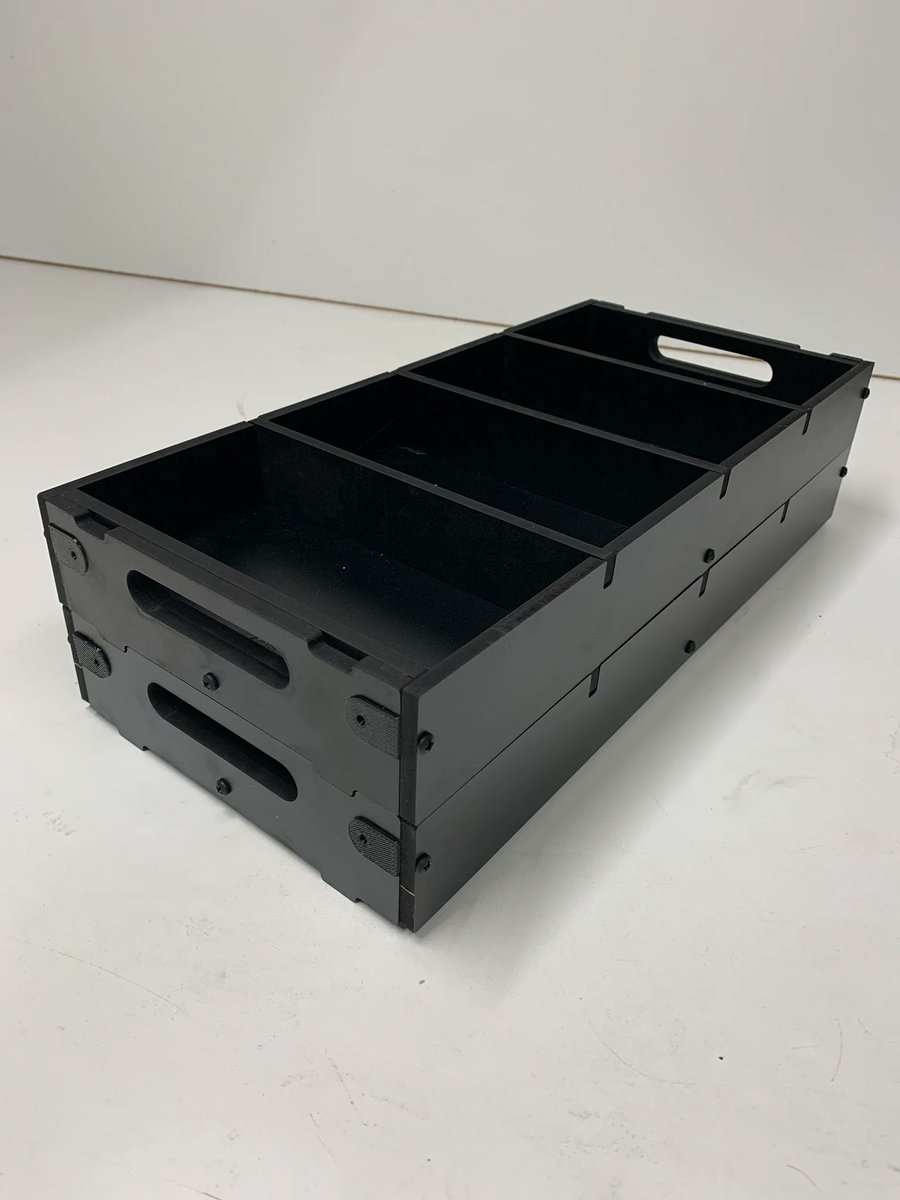repkord's tweet photo. Introducing the Bento: a modular, stackable organizer for RepBox TT or standalone use. Declutter your space with this versatile box! π
Download & 3D print it for FREE: https://t.co/Ad0cU8nrnc.
Prefer laser-cut? https://t.co/sM3RYkGa08 π
#BentoOrganizer #RepBoxTT #3DPrinting https://t.co/1v4Bru2K7C