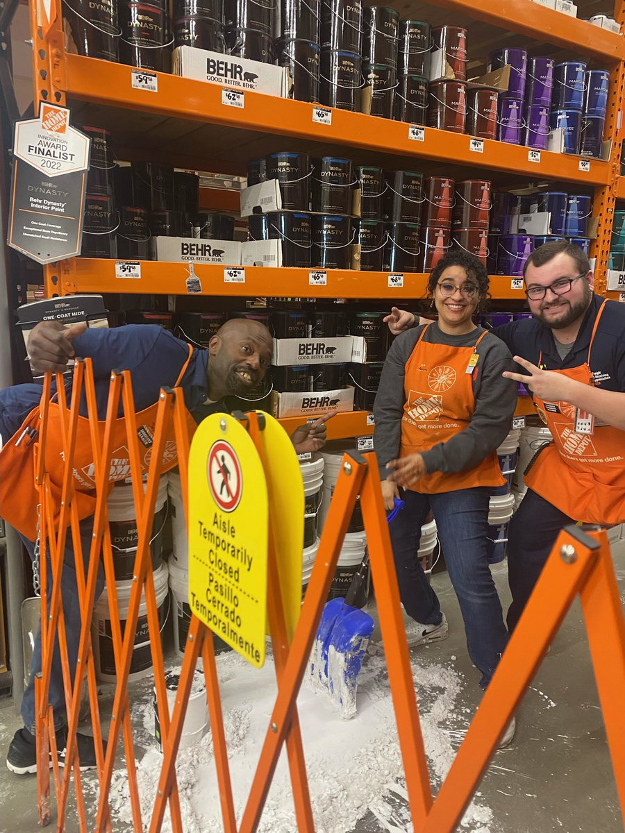 Sometimes you just gotta remind others that paint should only be stored in containers on a shelf not on the floor in aisle 4! Excellent learning opportunities spotted everywhere!