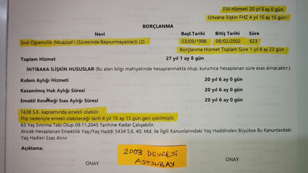 EYILMAZ3503's tweet photo. Sivil Okul Borçlanması Mağdurları 2000, 2001 ve 2002 devresi Astsubaylar çıkacak olan TORBA YASADA olmak istiyorlar.
@RTErdogan 
@dbdevletbahceli 
@ErbakanFatih 
@akbasogluemin 
@erkanakcay45 
@celebimehmeta 
@mustafaelitas 
@MKalayci42 
@_cevdetyilmaz
#EGMveTSKBorçlanmaMağduru https://t.co/mlhFWflHmv