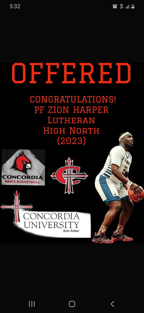 AGTG!! After a great conversation with <a href="/Coach_P25/">David Park</a>   and <a href="/CoachYahn/">Ricky Yahn</a> , I am blessed to recieve an offer from Concordia University Ann Arbor!! Go Cardinals!! <a href="/CUAAHoops/">Concordia Basketball</a> @LNABoysBball @UncommonBball <a href="/PrepHoopsTX/">Prep Hoops Texas</a> <a href="/NAIAHoopsReport/">NAIA Hoops Report</a> <a href="/TXHSBB/">Texas High School Basketball</a> <a href="/GASOMass/">Ryan Massad 🔎</a> <a href="/joeagleason/">Joe Gleason</a> @InstituteHoops