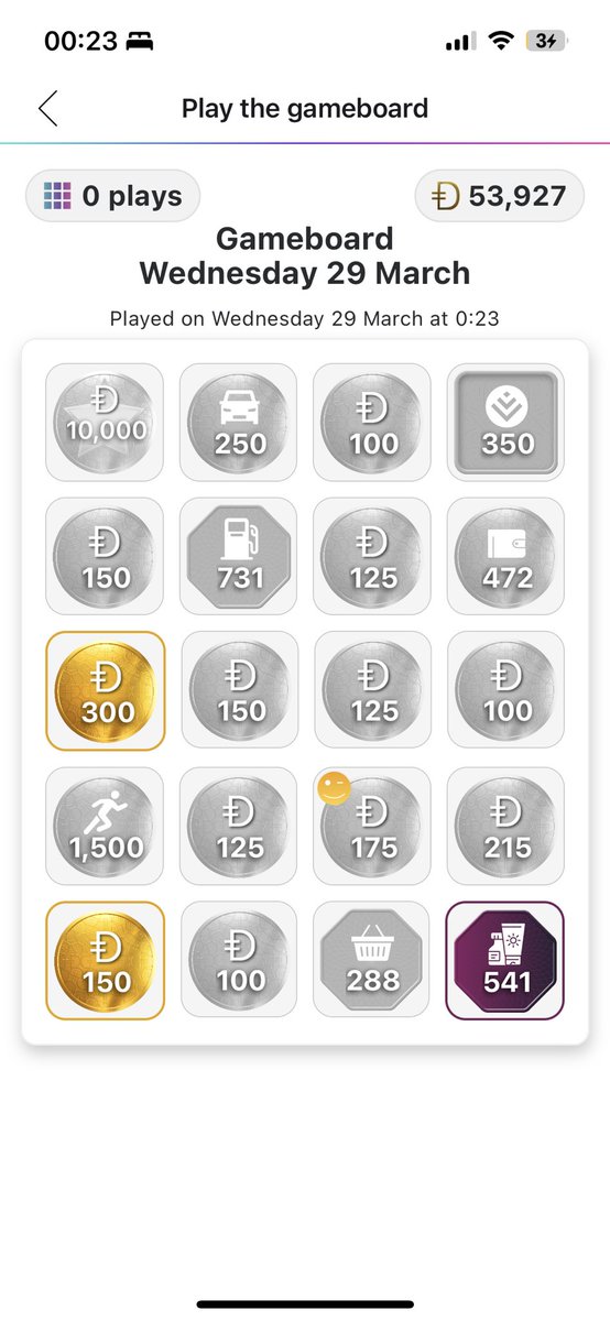 Randomakshay's tweet photo. #DiscoveryBestBank 
#VitalityRewardsWednesday
@Vitality_SA 
@Discovery_SA 
Awesome new gameboard with Discovery rewards! 
Unfortunately didnt get the 10000 tile 😢 https://t.co/JINO4QMb07
