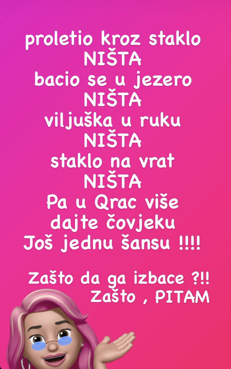 BozeIzlogujMe's tweet photo. @zoranceran2 ❤️ https://t.co/gcbgKtl81C