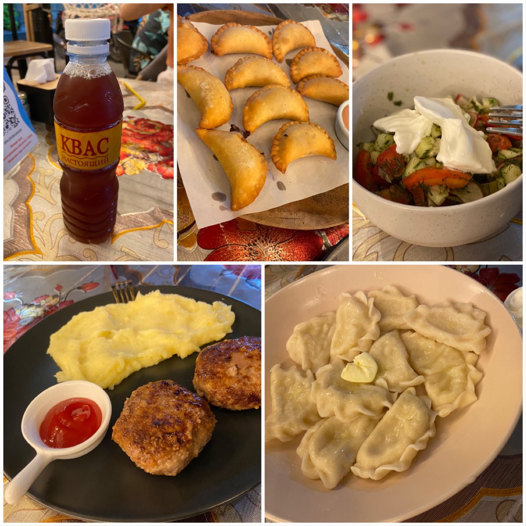 ChieriLife's tweet photo. ロシア人しか来ない(タイ人スタッフ談)メニュー全てロシア語🇷🇺のみの小さなレストランでロシア料理食べた👍 https://t.co/kdd7yc0l4l