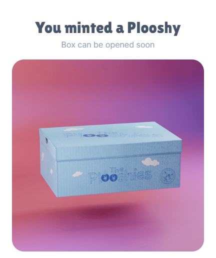 cemsalihcakmak's tweet photo. @ThePlooshies I just minted my Plooshy! https://t.co/cqScCOWgwR #TheBlueBox #plooshies @ThePlooshies https://t.co/oGsE76lcFg