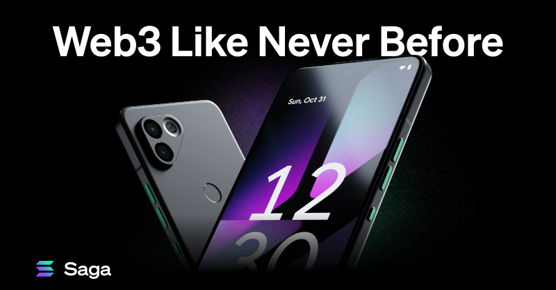 solanamobile's tweet photo. Don’t tell people you’re a Solana maxi, show them. Pre-order your Saga phone today for $100.