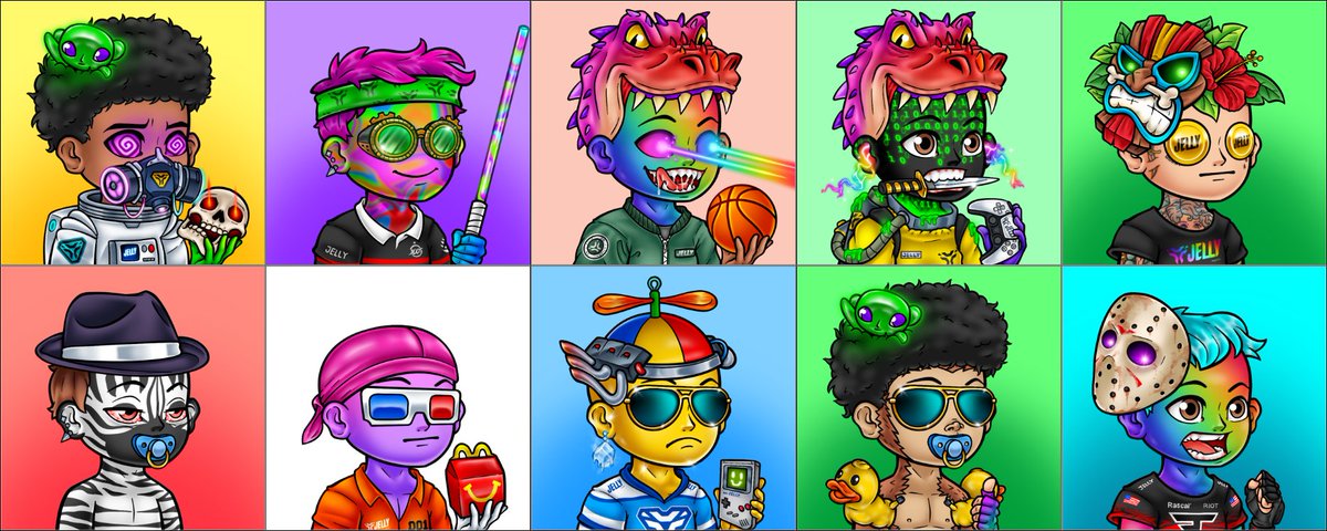 mikeycryptolife's tweet image. Just a casual reminder that at current prices @JellyCoNFT rascals are🆓

With @GambullsCasino NFTs minting on @0xPolygon in just a few days, things are about to get crazy

Got my 10 rascals staked in my Ledger and earning that sweet $Jelly

Ready for the moon mission🚀🌕