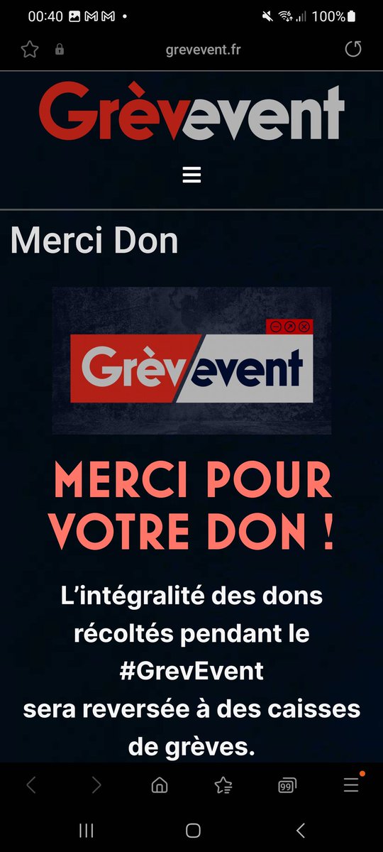 GerardCocon08's tweet photo. Bravo à notre mouvement #LFI d'avoir une nouvelle fois organisé un #GrevEvent afin de soutenir les caisses de grève !
Dans ce cadre, j'ai fait un don de 30 € afin de contribuer à la réussite du mouvement sociak contre la #ReformeDesRetaites !
La lutte continue jusqu'au retrait ! ✊️
