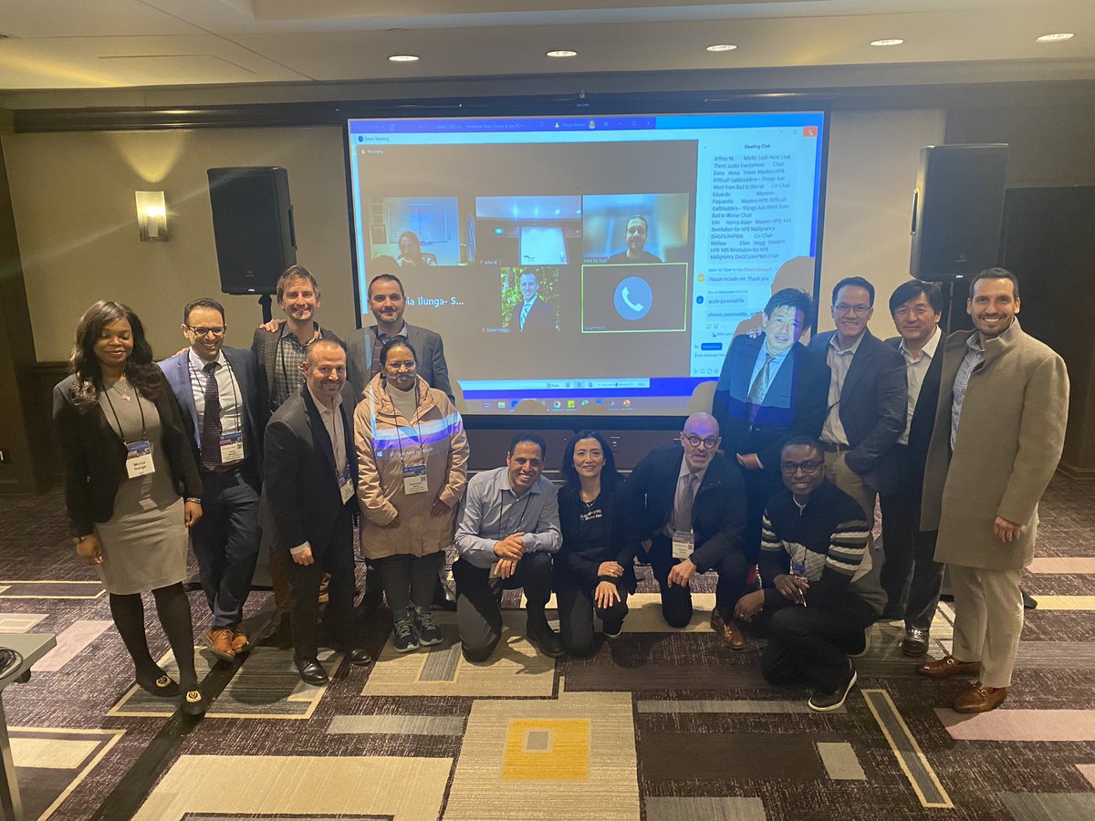 @SAGES_Updates HPB and solid organ committee. One of most active, innovative, passionate group, and committeeI’ve ever worked in. Truly a privilege to be part of. Two hour meeting, and every single second was packed with discussion on a wide range of topics. 🙏🏼🙏🏼 @asbun_hj thx