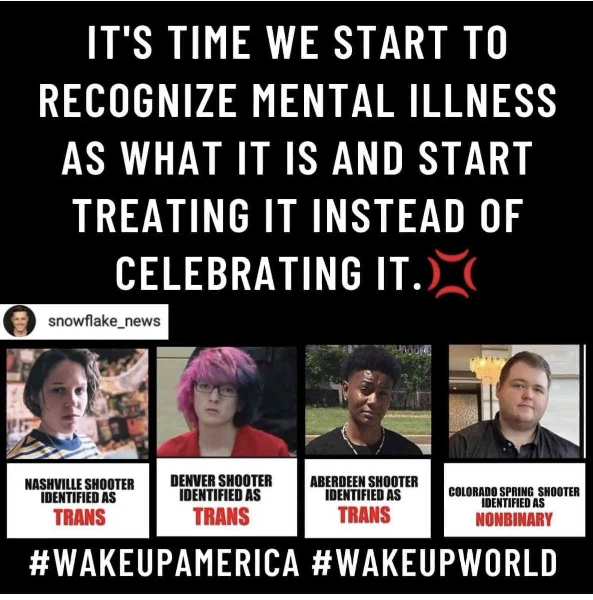 We don’t have a gun problem, we have a mental health problem and a “heart” problem…