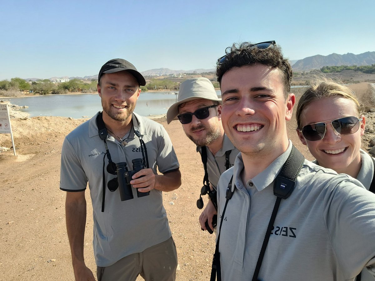 _TCartz's tweet photo. Still tired from driving all day but Team Harpies had a cracking day taking part in #COTF23 y'day. 
149 species seen was a respectful total, a Pelican amongst a White Stork flock in the desert was an unexpected highlight.

#ZEISSBirding 🔭📱 https://t.co/hPW78Oedlr