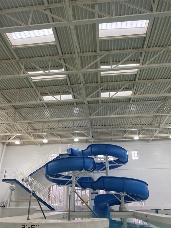 MissionKSPksRec's tweet photo. PCC Natatorium Skylights have been replaced! Awesome job Tigris Specialty Construction! 👏 We appreciate everyone’s patience! Thank you &amp; enjoy!
#newskylights #indoorpool #beforeandafter #missionparksandrecreation https://t.co/VWqEMcMCrn