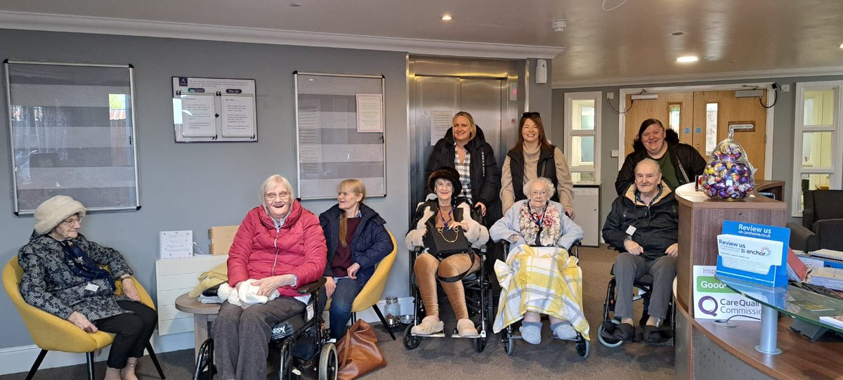 DearneHallAH's tweet photo. A lovely trip out from @DearneHallAH yesterday to @Markham_grangeg to look at the plants and things on offer followed by a lovely lunch in the boiler house cafe #Wellbeing #community #carehome @AnchorLaterLife https://t.co/xCaJbhQvnL