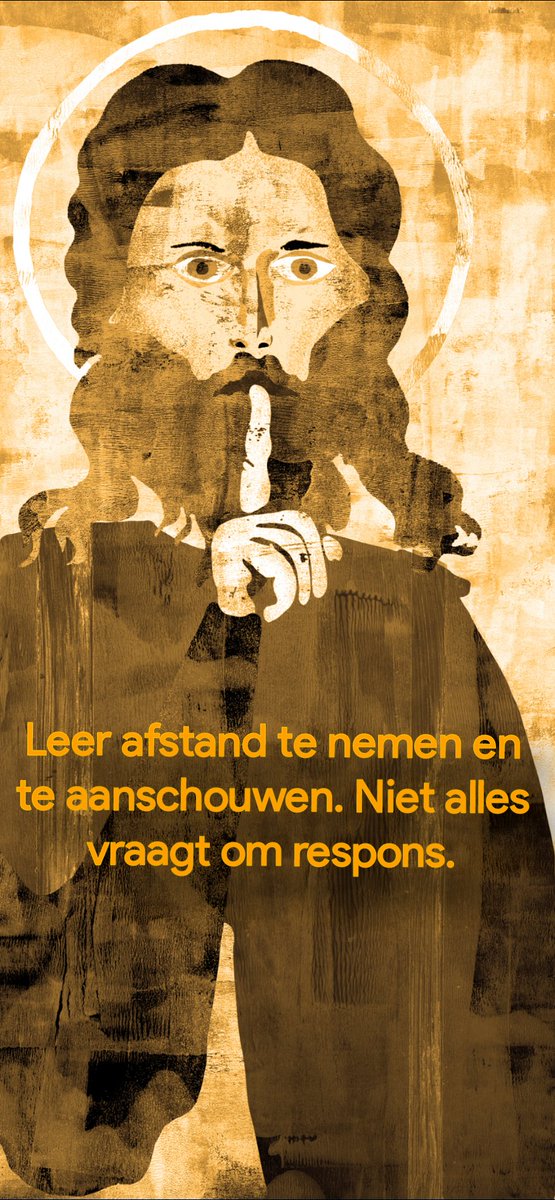 MagnusGerardus's tweet photo. Leer afstand te nemen en te aanschouwen. Niet alles vraagt om jouw reactie. https://t.co/g6CEMJ3jnB