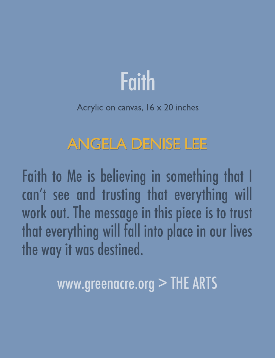 GreenAcreBahai's tweet photo. “Faith” by Angela Denise Lee from “Creative Power of Unity.” Acrylic on canvas, 16 x 20 inches
https://t.co/x5mVXXi5p8
#AngelaDeniseLee #Faith #LiveLifeOnPurpose #Unity #CreativePowerofUnity #GreenAcre #Bahai #CenterofLearning #EliotME #Maine #ArtShow https://t.co/f1be7Qe6R9