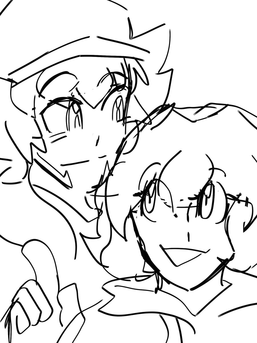 POVIDONROLL's tweet photo. #eclipseshipping doodle!! need to draw them more they live in my head rent free https://t.co/OzSENcKYMP