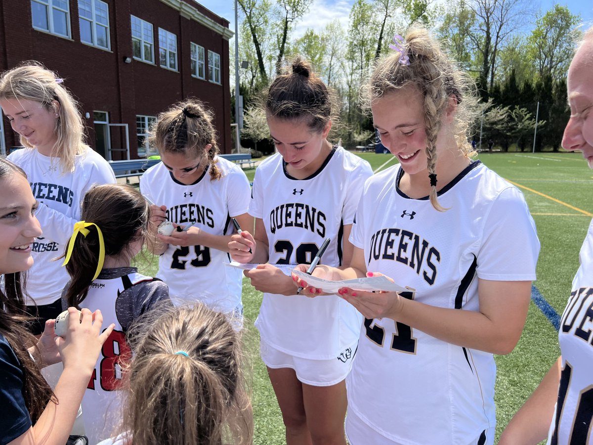 queenswlax's tweet photo. Thank you to @spya_lax and @ultimateclt for coming out to support us on Saturday! We hope you enjoyed the game and getting to meet the team for autographs and a locker room tour postgame! 

#GoRoyals | #BeTheFirst https://t.co/38FsZJOuZP